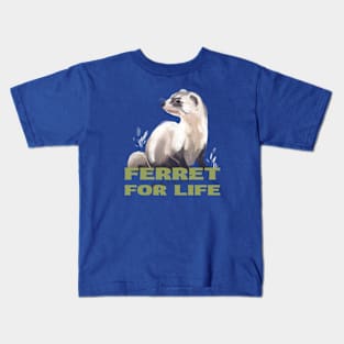 Ferret Lover Ferrets Kids T-Shirt